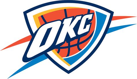 Oklahoma City Thunder Partial Logo 2009- Present Cake Basketball, Oklahoma City Thunder Logo, Thunder City, Nba Logos, Thunder Nba, Jeff Hamilton, Nba Tv, Basketball Logo, Harry Potter Svg