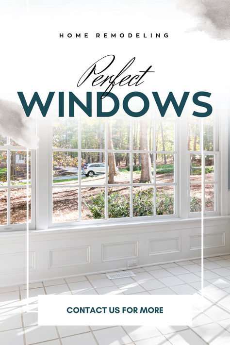 Looking to upgrade your windows for a sleeker and more modern look? You don’t have to worry about doing it yourself. We offer professional services to ensure you get the best quality windows. Our dedicated team of specialists is highly trained and experienced with residential window installations, providing efficient service while never compromising on quality. We use only the highest-quality materials to ensure each window lasts for years and looks stunning at the same time. Window Types Style, Picture Windows Living Room, Different Types Of Windows, Large Windows Living Room, Types Of Windows, Window Grids, Vinyl Replacement Windows, Residential Windows, Pella Windows