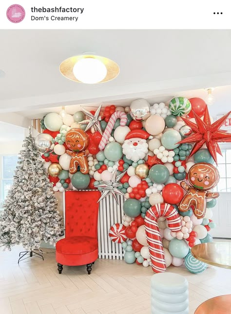 Christmas Photo Op, Balloon Christmas Tree, Christmas Maze, Pictures With Santa, Sweet Buffet, Balloon Christmas, Business Christmas, Christmas Pops, Kids Christmas Party