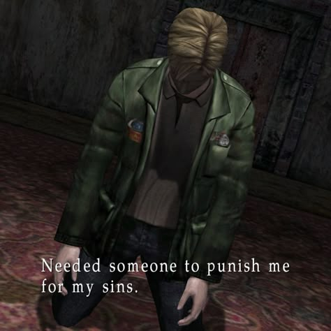 Slient Hill Core, James Sunderland Aesthetic, Silent Hill James Sunderland, Silent Hill 2 Aesthetic, Silent Hill James, Silent Hill 2 James, James Silent Hill, Ps2 Horror, Silent Hill Aesthetic