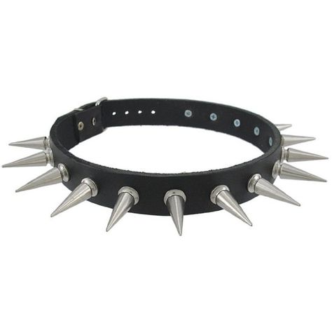 Spikes Fashion, Goth Choker Necklaces, Long Choker Necklace, Spiked Choker, Long Leather Necklace, Gothic Choker Necklace, Gothic Choker, Goth Choker, Necklaces Choker