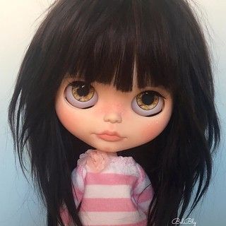 Bythle Doll, Blythe Bebek, Blonde Hair Green Eyes, Big Eyes Doll, Living Dolls, Best Photo Poses, Paper Flower Tutorial, Pretty Dolls, Flower Tutorial