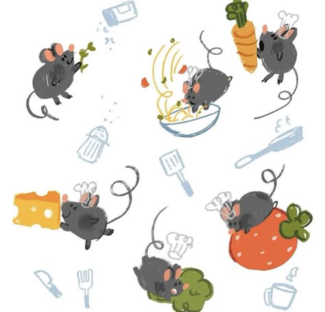 Cute Rats, Anime Expo, Little Doodles, Oui Oui, Illustration Character Design, Cute Doodles, Cute Illustration, Animal Illustration, Cute Cartoon Wallpapers