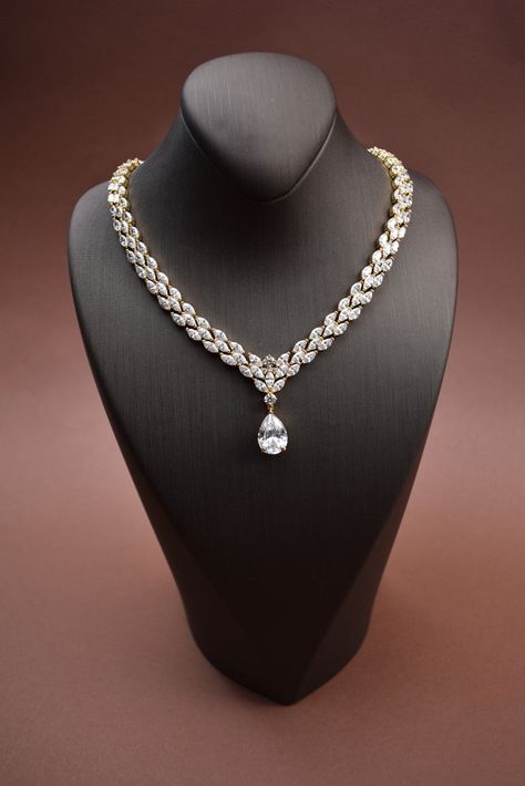 Bridal diamond necklace