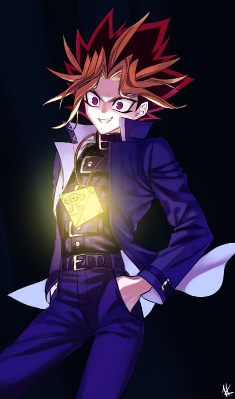 Pixiv Id 2385310, Yu-Gi-Oh! Season Zero, Yu-Gi-Oh!, Yami Yugi, Dark Background, Looking Ahead Yugioh Season 0, Yugioh Fanart, Yugioh Yami, Yami Yugi, A Hat In Time, Drawing Quotes, Anime Nerd, Yu Gi Oh, Blade Runner