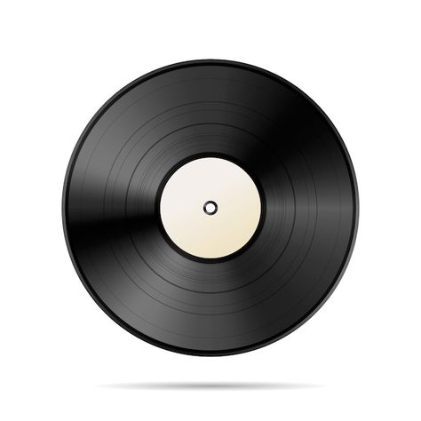 Vintage black vinyl disc template on whi... | Premium Vector #Freepik #vector #record-player #vinyl-disc #record #gramophone Vinyl Disc, Record Player, Black Vinyl, Vector Photo, Premium Vector, Vinyl Records, Vintage Black, Dj, Vinyl