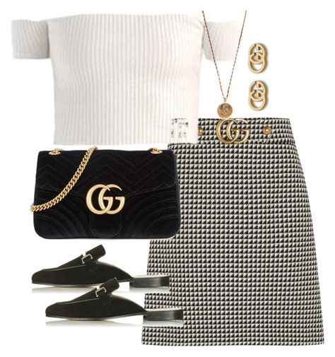 "Untitled #4371" by theeuropeancloset ❤ liked on Polyvore featuring Gucci and Native Gem Gucci Outfits Women, Simple Dress For Girl, Gucci Outfits, Elegante Casual, Edgy Outfits, Womens Casual Outfits, Dressy Casual, Outfits Women, Daily Fashion