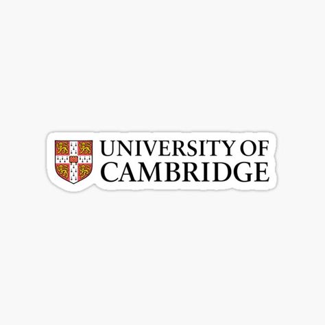 Cambridge Logo, University Stickers, Revision Motivation, Cambridge Student, University Inspiration, Underwater Drawing, Cambridge College, Affirmations Confidence, College Stickers