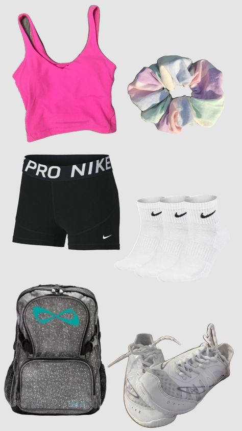 Cute Outfits To Wear To Cheer Practice, Cute Cheer Practice Outfits, Cheer Outfits For Practice, Preppy Cheer Practice Outfits, Volleyball Fits Preppy, Cheerleading Practice Outfits, Cheer Practice Outfits, Cheer Practice, Cheer Uniform