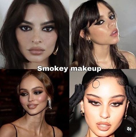 What Makeup Suits Me, Different Makeup Styles Names, Scorpio Rising Makeup, Virgo Venus Style, Smokey Makeup Looks, Makeup Types, Types Of Makeup Looks, Safe Makeup, Smokey Makeup