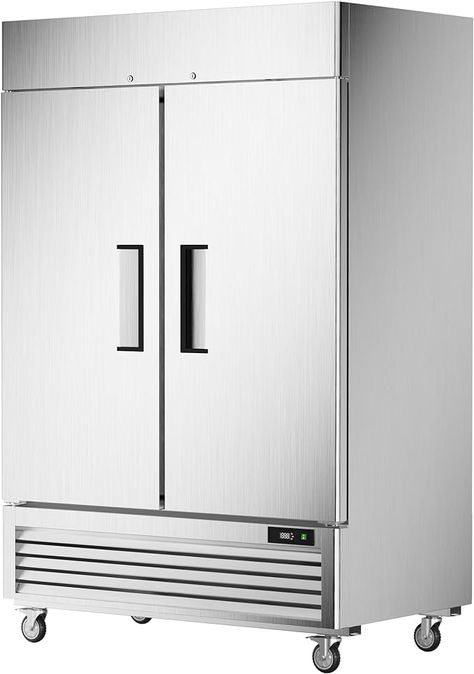 Amazon.com: Coolski 54’’ Commercial Freezer with 2 Door, Stainless Steel Reach-in Freezer Upright with 49 Cu.Ft/8 Shelves, Two Section Fan Cooling Freezers for Restaurant Garage ETL NSF Approved : Industrial & Scientific Commercial Freezer, Upright Freezer, Garage, Stainless Steel, Restaurant, Shelves