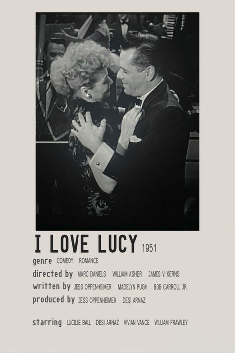 Ik this trend is outdated I Love Lucy Poster, Lucille Ball Aesthetic, Lucy Movie Quotes, I Love Lucy Aesthetic, Lucile Ball, Lucy Movie, Indie Photo, 1950s Aesthetic, William Frawley