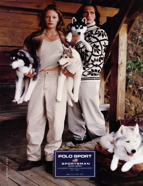 September 1998 Vintage Ralph Lauren Ads, Ralph Lauren Ad, Ralph Lauren Ads, Ralph Lauren 90s, René Lacoste, Canadian Tuxedo, Ralph Lauren Style, Polo Sport, Emily Ratajkowski