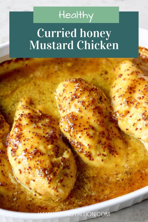 Curry Honey Chicken, Honey Curry Chicken Recipes, Curried Honey Mustard Chicken, Curry Honey Mustard Chicken, Chicken Honey Mustard Recipes, Mustard Powder Recipes, Recipes With Curry Powder, Honey Curry Chicken, Honey Baked Chicken Recipes