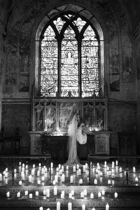 Surreal Wedding, Candle Lit Wedding, Pre Wedding Party, Dark Wedding, Gothic Wedding, Instagram Photo Inspiration, Wedding Engagement Photos, Wedding Deco, Here Comes The Bride