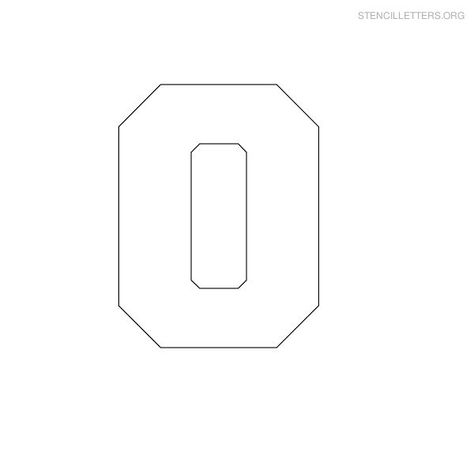 Free Printable Block Letter Stencils | Stencil Letters O Printable Free O Stencils | Stencil Letters Org Letter O Template, Printable Block Letters, Letter O Printable, Ohio State Art, Ohio State Buckeyes Crafts, Ohio State Crafts, String Art Letters, Buckeye Crafts, Stencil Letters