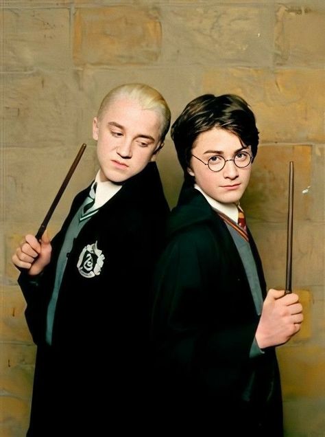 Harry And Draco, Tom Felton, Draco Malfoy, Harry Potter