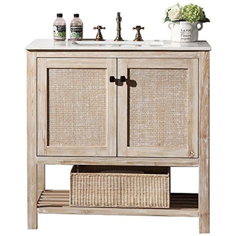 36" SOLID WOOD SINK VANITY WITH MARBLE TOP-NO FAUCET - Walmart.com Wood Sink Vanity, 36 Inch Bathroom Vanity, Rustic Counter, Wood Sink, Farmhouse Bathroom Vanity, Single Sink Vanity, Marble Vanity Tops, Bathroom Vanities For Sale, Whitewash Wood