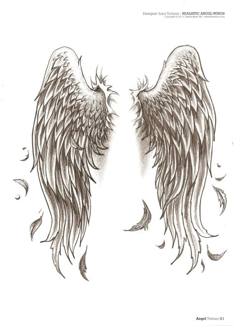 Angel Wings Tattoo On Back, Tattoo Sketchbook, Wing Tattoos On Back, Wing Tattoo Men, Wings Sketch, Angel Wings Painting, Tattoo Son, Archangel Tattoo, Father Tattoos