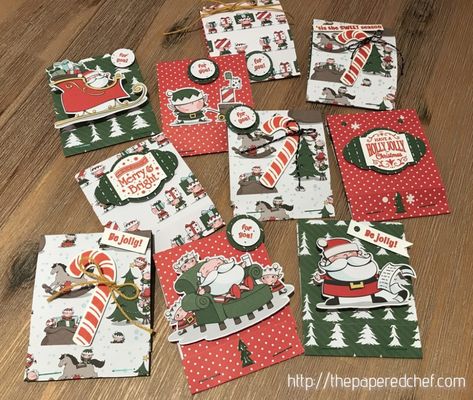 Christmas Tea Bags, Tea Bag Holders, Christmas Treats Holders, Crafting Recipes, Christmas Craft Fair, Bag Holders, Santa Cards, Christmas Organization, Santa's Workshop