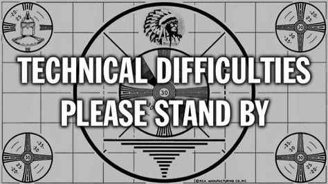 Technical difficulties...Please stand by Crazy Sister, Technical Difficulties, Fallout New Vegas, Vintage Memory, Vintage Tv, Retro Tv, I Remember When, Old Tv, Retro Toys