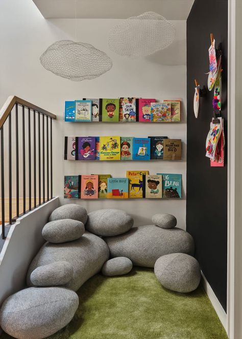 Marc Houston Designed This Brooklyn Townhouse with a Focus on Art, Color and Whimsy - 1stDibs Introspective Playroom / Bedroom Ideas, Basement Playroom Decor, Sensory Room For Toddlers, Sensory Playroom At Home, Sensory Interior Design, Playroom Interior Design, Sensory Room For Kids, Play Room For Kids At Home Ideas, Sensory Playroom Ideas