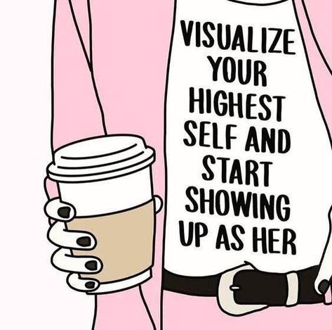 visualize your highest self and start showing up as her Image Positive, Highest Self, Isagenix, Infj, A Sign, Note To Self, Pretty Words, The Words, Beautiful Words