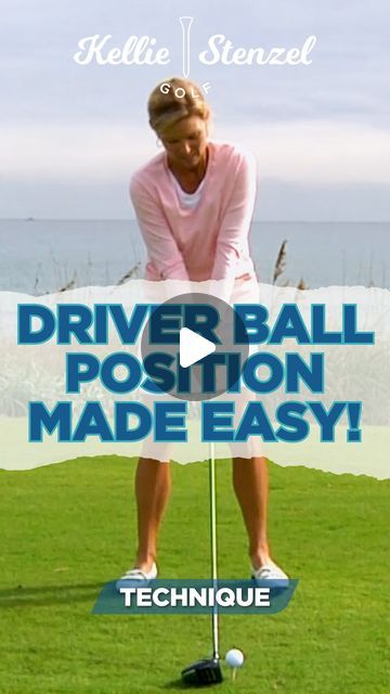 Kellie Stenzel Golf on Instagram: "Ball position made simple for golfers to understand!  I can’t express enough how important ball position is for all shots, but especially for the driver!  Here is a guide to help you understand where the ball should be when hitting your driver.  #golf #golfing #golfer #golflife #golfswing #golfcoach #golfpro #golfaddict #golftips #golfr #golfstagram" Golf Driver Tips, Golf Driver, Golf Tips For Beginners, Golf Drivers, Golf R, Golf Tips, Golfers, Golf Swing, Golf Ball