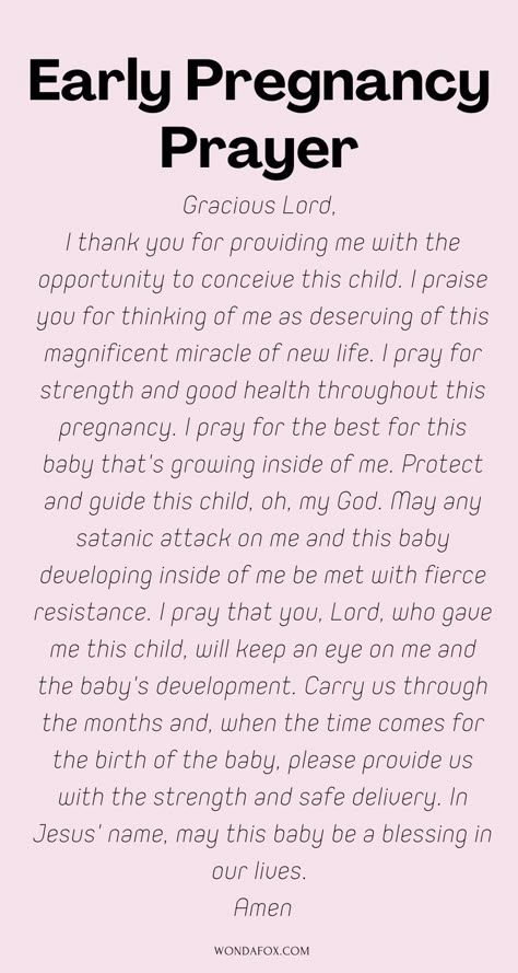 Prayers To Get Pregnant, Early Pregnancy Prayer, Prayer For Unborn Baby Pregnancy, Prayer For Early Pregnancy, Pregnancy Prayers Early, Early Pregnancy Affirmations, Prayer For Pregnancy, Prayers For Pregnancy, Prayer To Get Pregnant