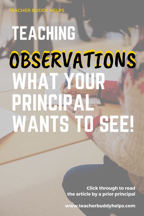 Classroom Control, Teacher Observation, Classroom Observation, Teacher Evaluation, Assistant Principal, Classroom Routines, School Leadership, Teacher Lessons, Be Organized