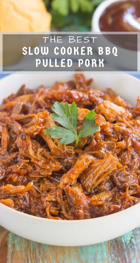 Slow Cooker Barbecue Pulled Pork, Barbeque Pulled Pork, Bbq Pulled Pork Slow Cooker, Pork Crockpot, Pork Pulled, Barbecue Pulled Pork, Crock Pot Pork, Crockpot Pulled Pork, Slow Cooker Tacos