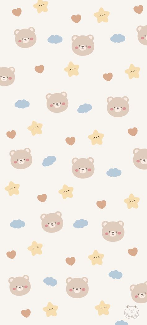 Kawaii Wallpaper Bear, Jelly Wallpaper, Cute Home Screens, Aesthetic Lockscreen, Cocoppa Wallpaper, Wallpaper Doodle, Cute Desktop Wallpaper, Cute Pastel Wallpaper, Cute Simple Wallpapers