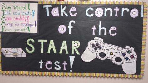 STAAR bulletin board My first pin! :) Staar Bulletin Boards Ideas, Staar Test Bulletin Board Ideas, State Testing Motivation Bulletin Board, Test Prep Bulletin Board, Staar Test Motivation Posters, Staar Test Motivation Banners, Testing Bulletin Boards, Staar Test Motivation, Test Prep Motivation