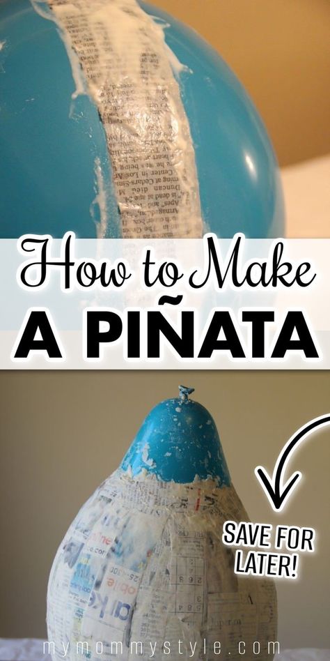 Make your own piñata! This is a simple DIY project that anyone can do! With only a few household ingredients you can make an epic party piñata!! Everyone will love breaking it open! Try this project for your next birthday party! How To Make A Pinata, Homemade Pinata, How To Make Pinata, Mommy Inspiration, Piñata Ideas, Diy Pinata, Epic Party, Mommy Style, Crafts For Kids To Make