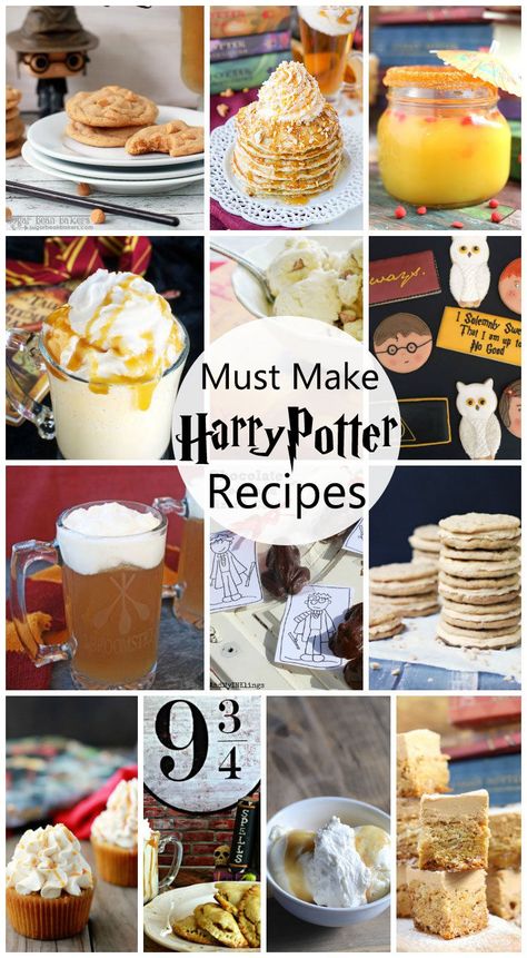 Harry Potter Food Ideas, Harry Potter Weihnachten, Harry Potter Treats, Harry Potter Snacks, Harry Potter Parties Food, Harry Potter Recipes, Harry Potter Movie Night, Harry Potter Marathon, Harry Potter Bday