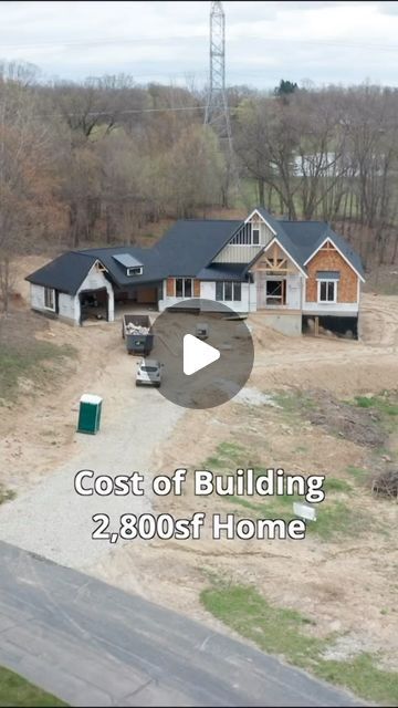 BuildWiseChronicle on Instagram: "🏡 Curious about the nitty-gritty of building a house in Michigan? 🛠️ Check out this latest reel for the full breakdown of costs to build from the ground up! From foundation to finishes, we’re spilling the details on what it takes to create a dream home in the Great Lakes State. 💰💡 #buildingdreams #homeconstruction #michiganhomes #CostBreakdown #realestateinsights #realestate #michigan #lots #buyland #build #newhome" How To Build A House, Build A House, Home Building Tips, Building House, Modern Architects, Build Your Own House, Craftsman Style Homes, Cost To Build, The Great Lakes