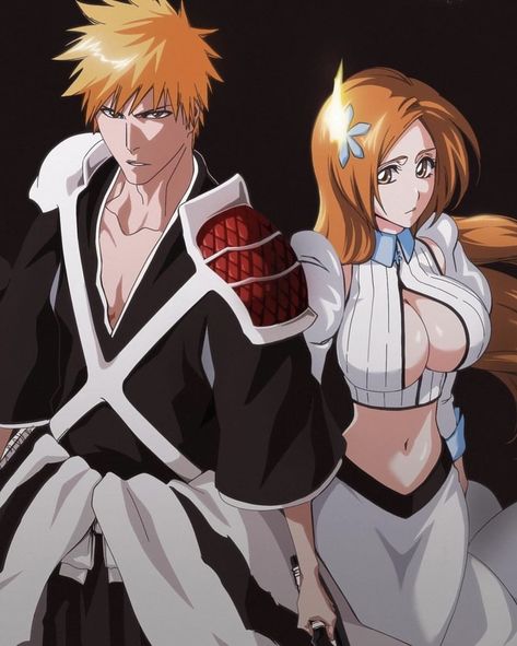 Kurosaki Family, Bleach Ships, Ichigo Orihime, Bleach Figures, Bleach Ichigo And Rukia, Orihime Bleach, Ichigo Kurosaki Wallpaper, Ichigo X Orihime, Cartoons Group