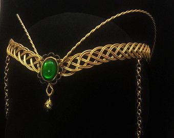 Loki Crown, Medieval Tiara, Female Loki, Marvel Jewelry, Celtic Band, Loki Cosplay, Lady Loki, Belcher Chain, Magical Jewelry