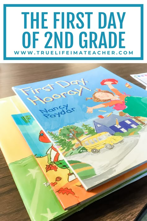 2nd Grade Daily Schedule, Second Grade Lessons, 2nd Grade Beginning Of Year Activities, Second Grade Beginning Of The Year Ideas, First Day Of School Second Grade, 2nd Grade Beginning Of The Year, 2nd Grade First Week Of School, First Day Of Second Grade Activities, 2nd Grade Classroom Setup The Room