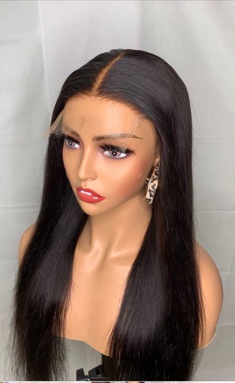 Excited to share this item from my #etsy shop: 250 Density Virgin Human hair Natural Straight 5x5 Transparent Lace Closure Wig Custom Made, knots Bleached. 5 By 5 Closure Wig, Straight Closure Wig, Wig With Closure, Good Quality Wigs, Woman Hairstyles, Glueless Wigs, Quality Wigs, Custom Wigs, Lace Closure Wig