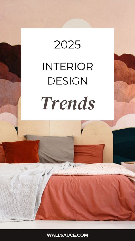 One of the interior design trends we expect to see rise in popularity in 2025 is color drenching. It's a great way to infuse your space with your personality and create rooms that feel warm and lived in. Color drenching is just one of the trends we're keeping an eye on. Check out our blog for the full list... Elle Decor Bedroom, Earthy Room Decor, Vintage Aesthetic Bedroom, Spooky Facts, Edgy Bedroom, Earthy Room, Color Drenching, Bedroom Makeover On A Budget, Pin Keywords