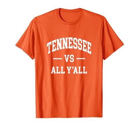 PRICES MAY VARY. TENNESSEE - Classic Design Lightweight, Classic fit, Double-needle sleeve and bottom hem Tennessee Shirt, Tennessee Vols, Tennessee Football, Gifts Men, Text T Shirt, Orange T Shirt, Costume Shirts, T Shirt Image, Orange T Shirts