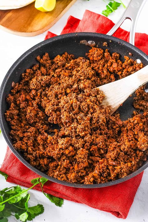 Mushroom Walnut Taco Meat