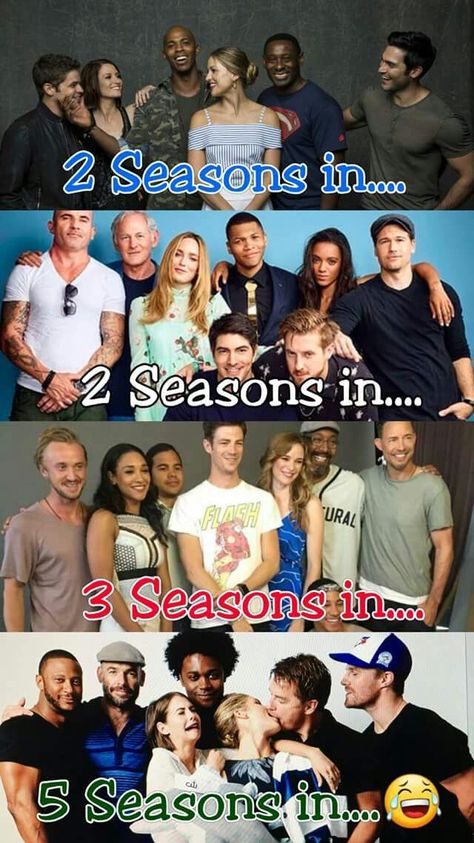 Supergirl Cast, Arrow Funny, Flash Supergirl, Arrow Memes, Flash Funny, Arrow Cast, Superhero Shows, Happy Families, Jack Harkness