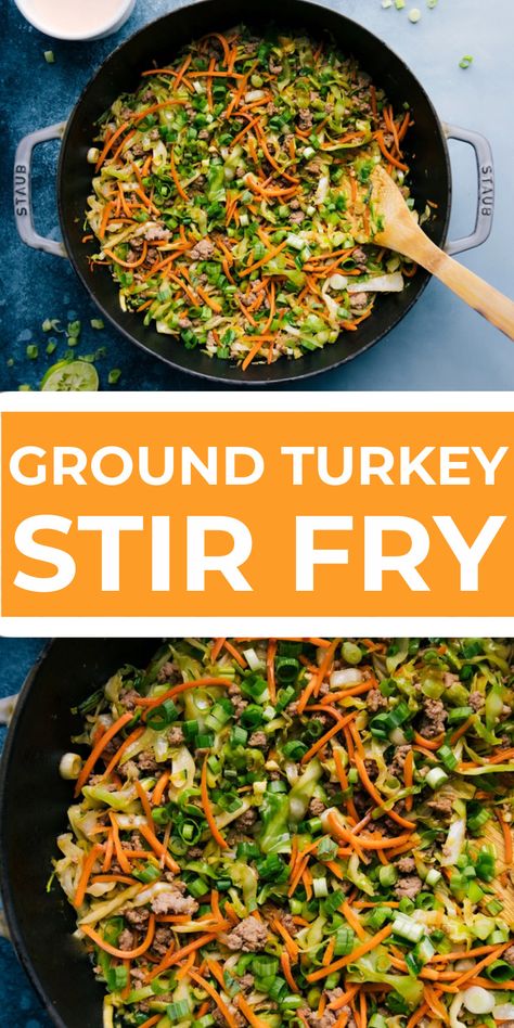 Turkey Stir Fry Healthy, Ground Turkey Stir Fry, Turkey Stir Fry Recipes, Turkey Stir Fry, Healthy Ground Turkey, Healthy Dinner Recipes For Family, Asian Stir Fry, Quick Stir Fry, Dinner Recipes Easy