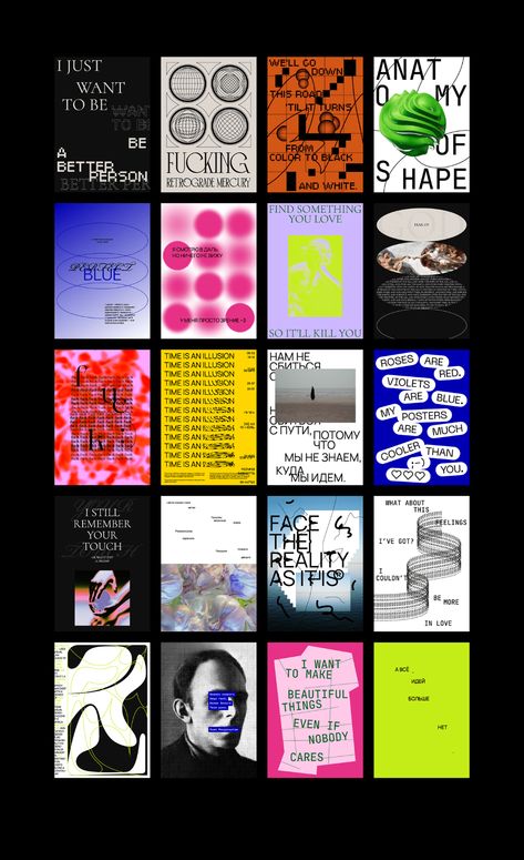 Poster Collection on Behance Poster Composition Layout, Graphic Design Typography Poster Layout, New Collections Poster, Typography Portfolio, Poster Styles, Portfolio Poster, Graphic Design Activities, Edge Magazine, Y2k Poster