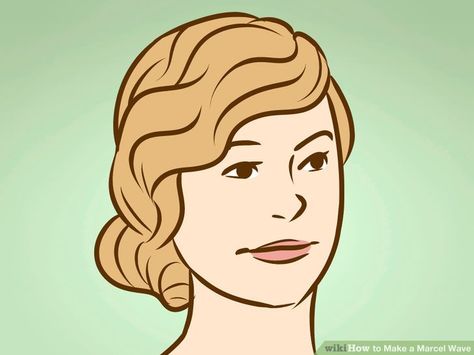 Waves In Hair, Finger Wave Hairstyle, Wave Hairstyle, Marcel Waves, 1930s Hair, Voluminous Waves, High Bun Hair, 40s Hairstyles, Finger Wave Hair