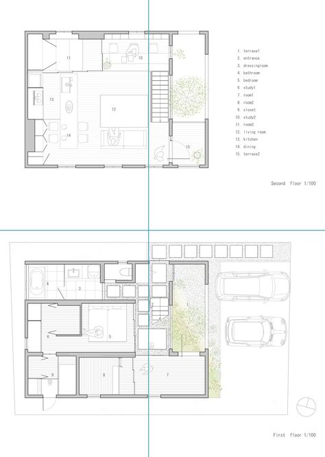 Gallery of Frame / UID Architects - 12 Uid Architects, Architecture Paintings, 3d Autocad, Interior Design Sites, Architectural Plan, Landscaping Software, Japan Architecture, House Arch Design, Architecture Graphics