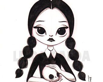 Torrance California, Wednesday Addams, Art Artwork, California, Van, Hair, Art