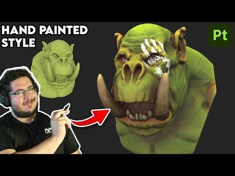 (1) Stylized Textures Tutorial | Hand-Painted Style in Substance Painter - YouTube Mind Video, Blender Tips, Hand Pain, Video Game Development, Substance Painter, Motion Graphic, Game Development, Painting Tutorial, Video Game